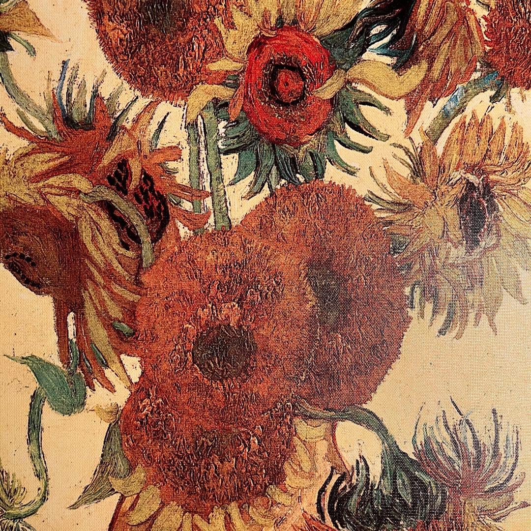 キャンバス プリントアート ゴッホ ひまわり 額付き 絵画 インテリア