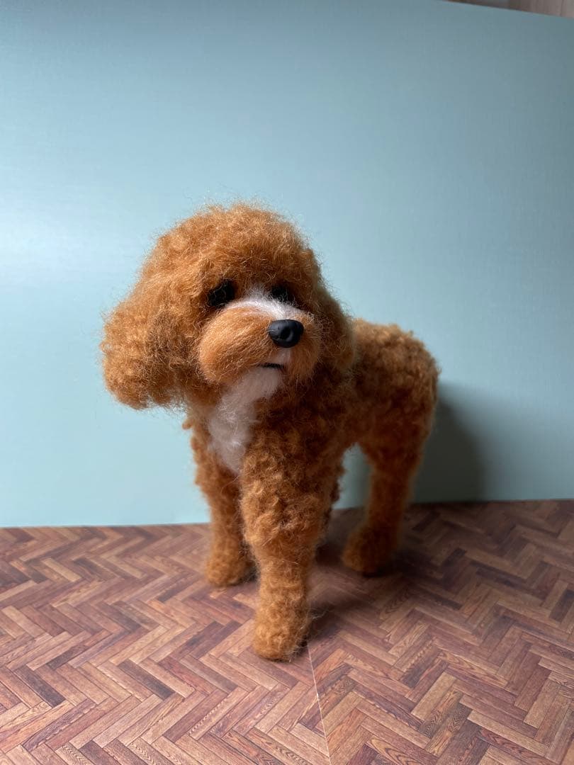 羊毛フェルト　犬　キャバプー　MIX犬