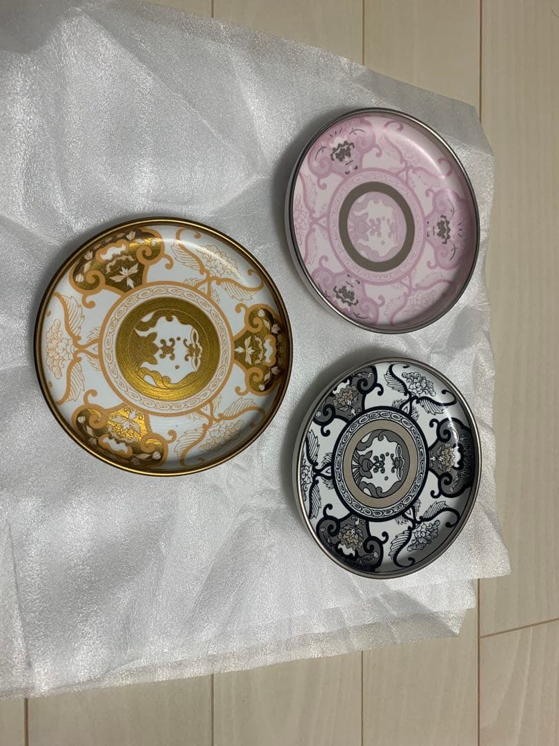 アリタポーセリンラボ 和皿 19cm 古伊万里草花紋3皿 段付フリーカップ 3個