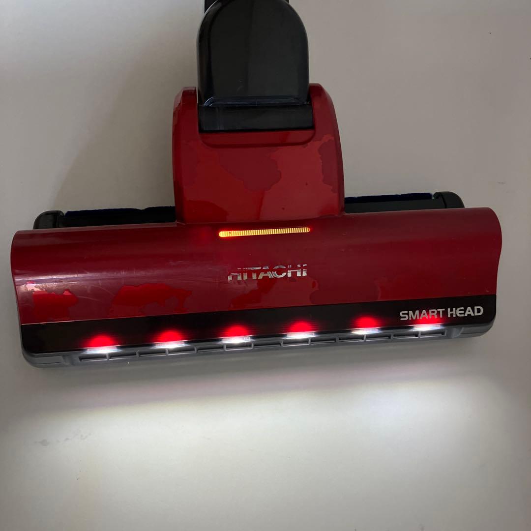 日立　掃除機　ヘッド　回転ブラシ　D-AP50　中古　良品　LED　赤　レッド