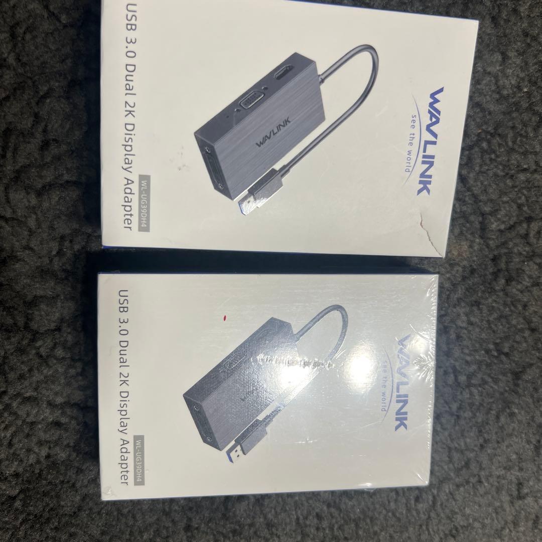 WAVLINK USB3.0フルHDミニドッキングステーション(2台)