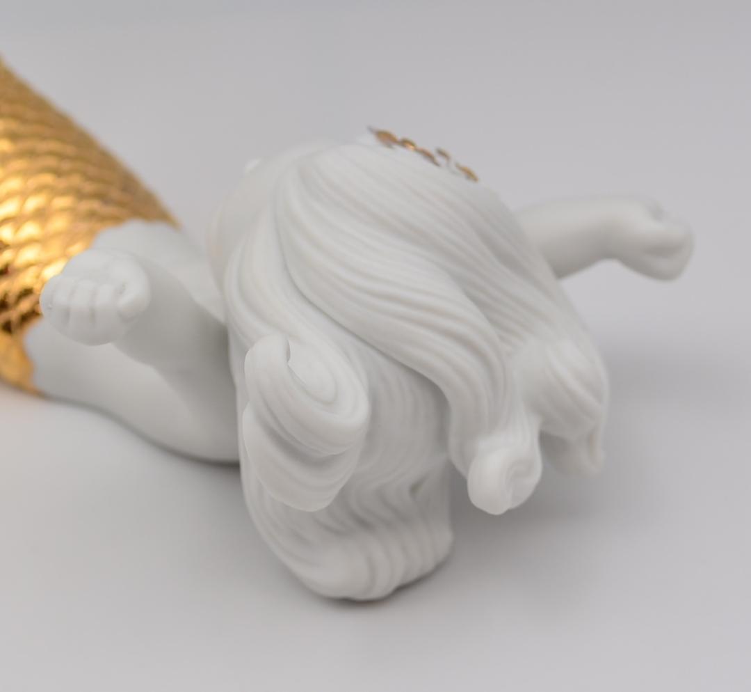 海で目覚める　＃8561　★リヤドロ　スペイン　ポーセリン　ゴールド　ご成約済み