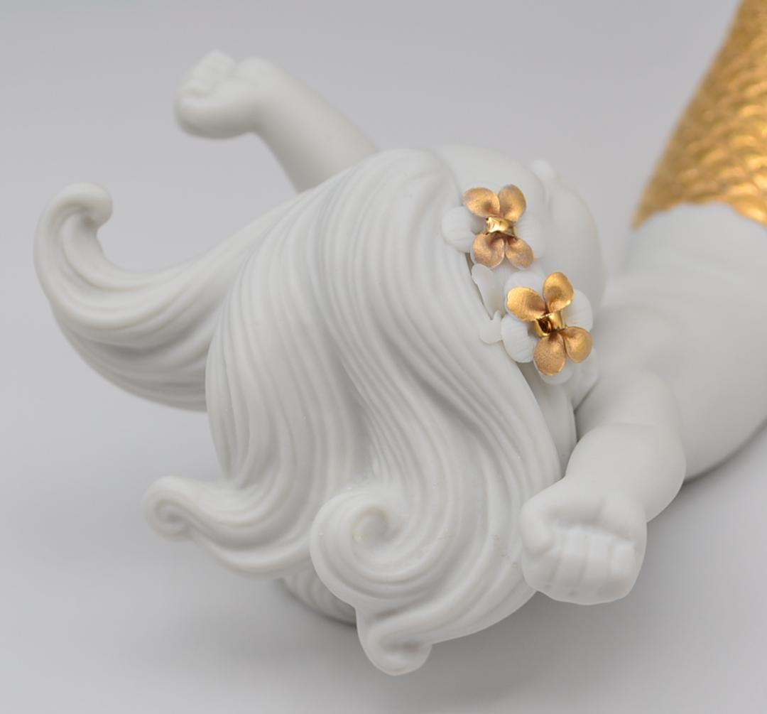 海で目覚める　＃8561　★リヤドロ　スペイン　ポーセリン　ゴールド　ご成約済み