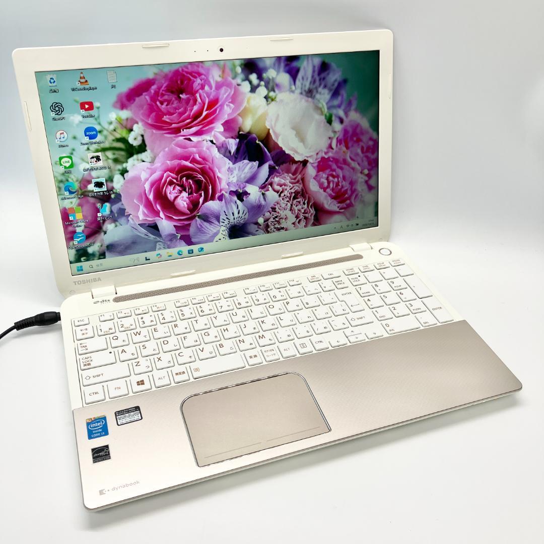 サクサク動作✨薄型おしゃれ❤️素敵ライトゴールド SSD カメラ ノートパソコン