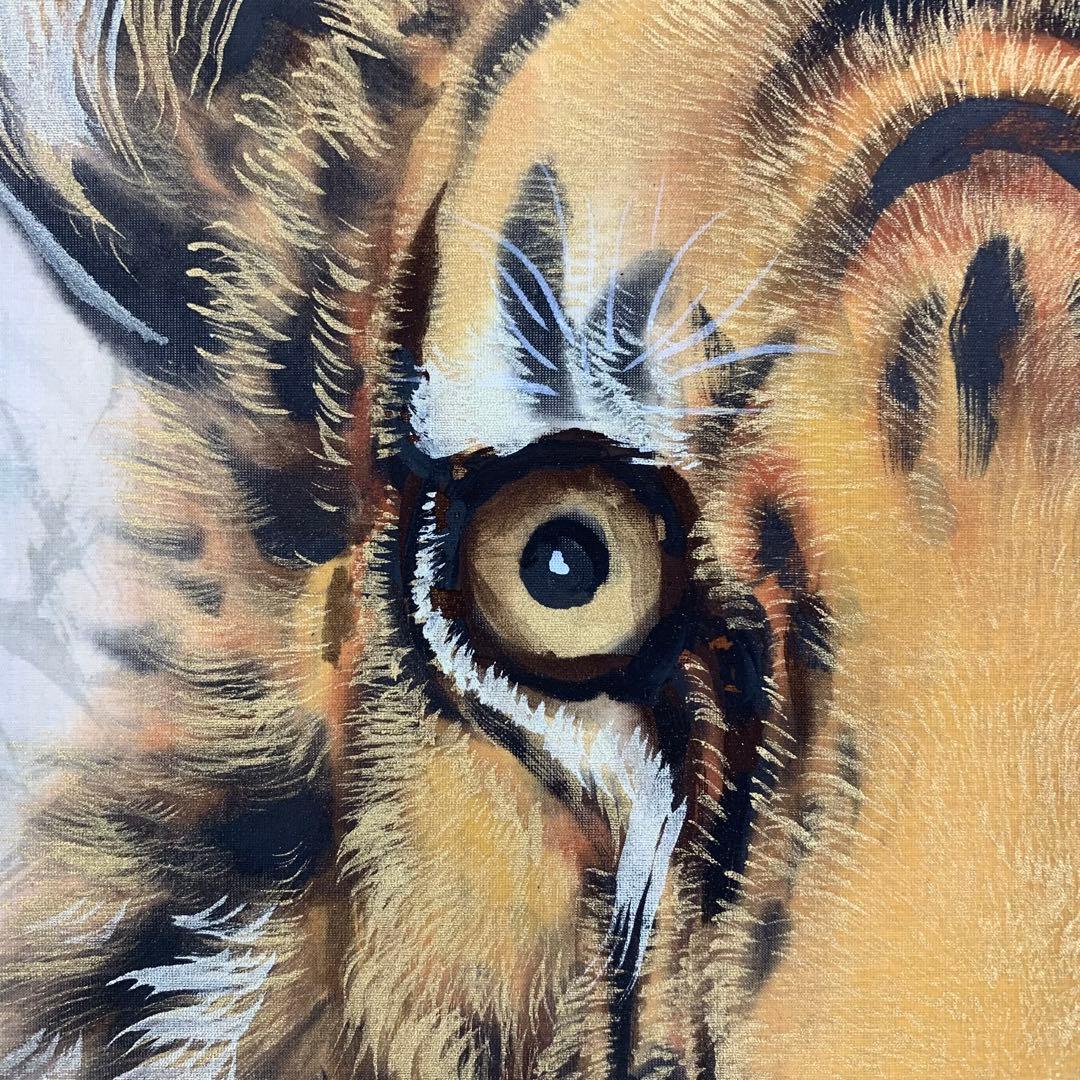 掛軸　蘭桂　猛虎　共箱