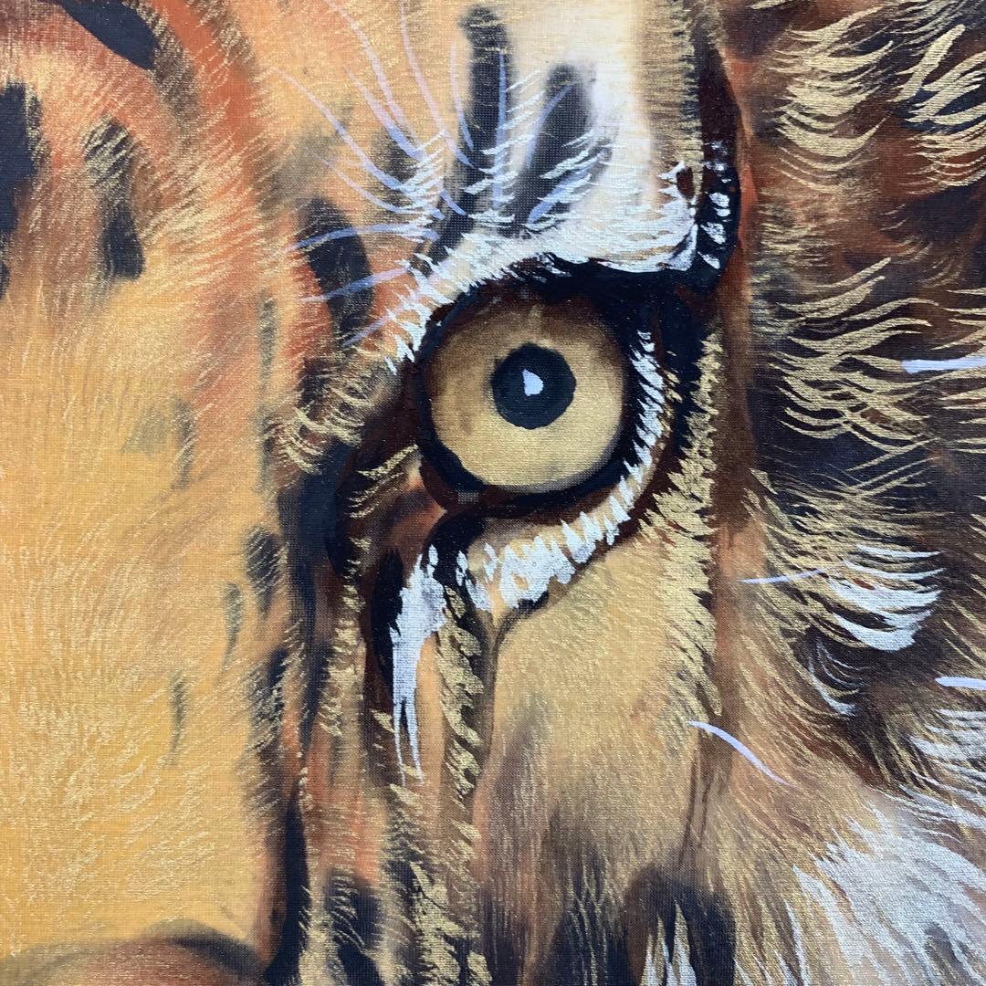 掛軸　蘭桂　猛虎　共箱