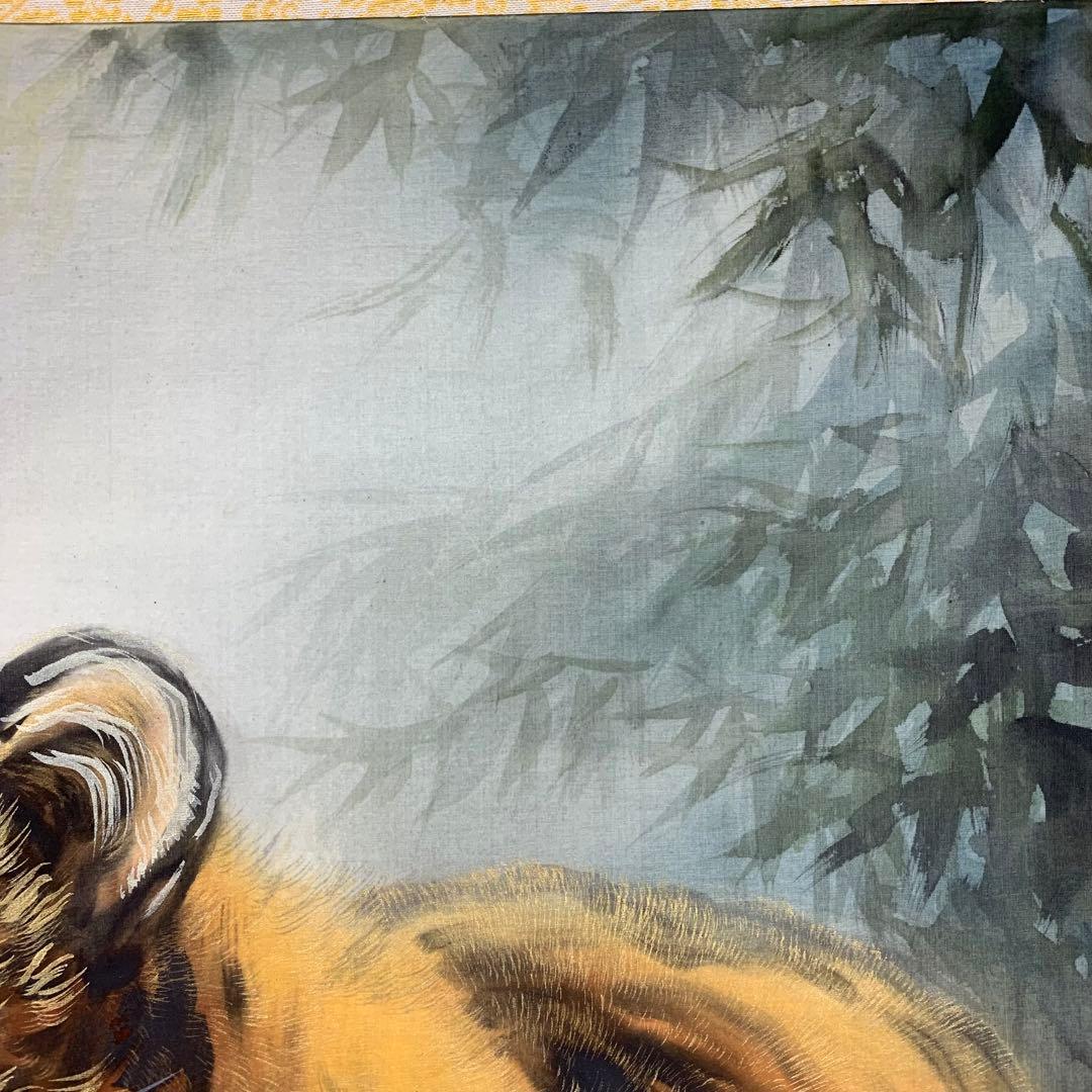 掛軸　蘭桂　猛虎　共箱