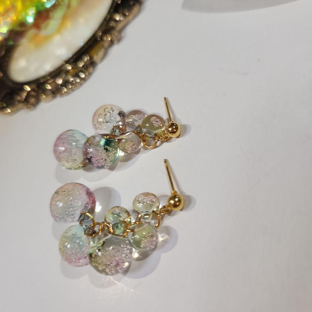 ハンドメイドピアス3236