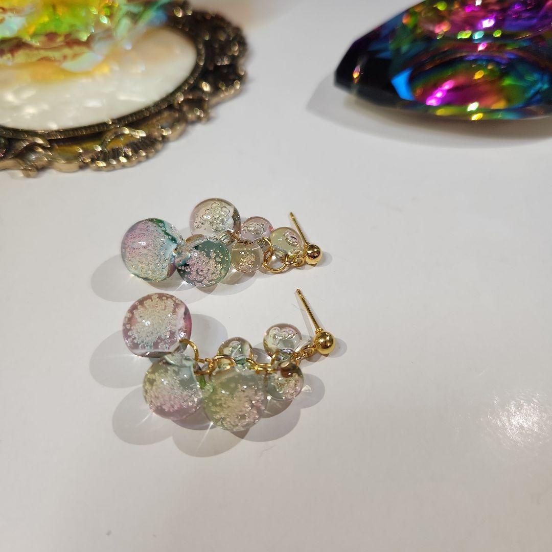 ハンドメイドピアス3236