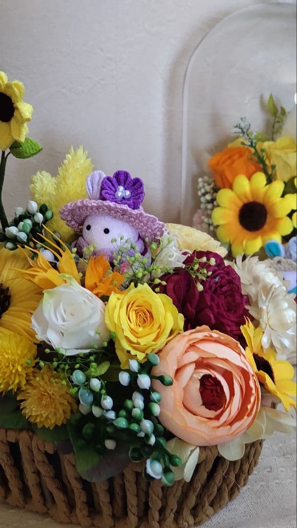 ご予約済✦向日葵畑をお散歩✦うさぎちゃんの1日…アレンジ