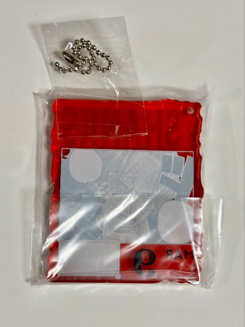 ワンピースベースショップ　くじ　アクリルブロックチャーム　シャンクス