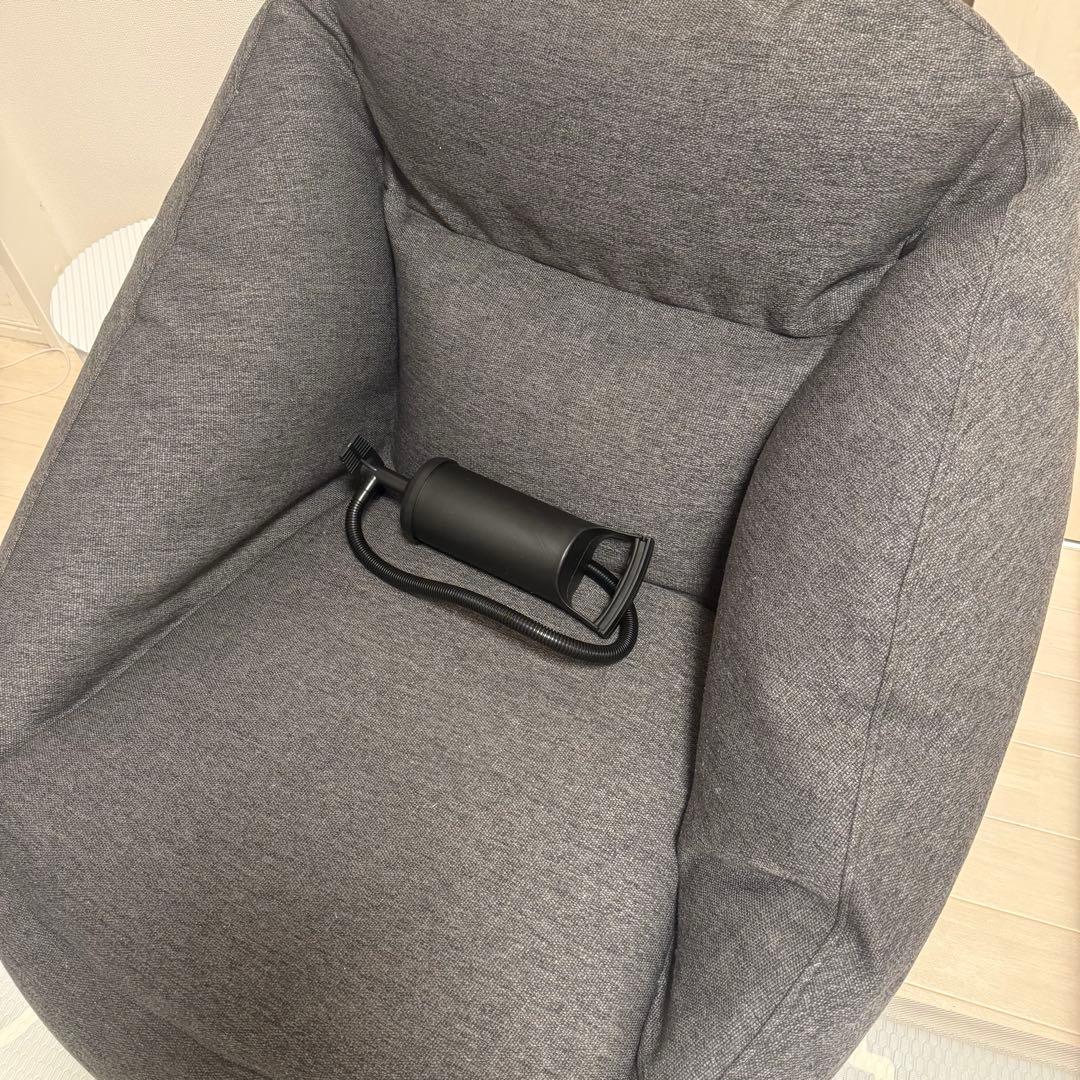 ★ほぼ新品★ 無印良品　空気できたソファ　チャコール