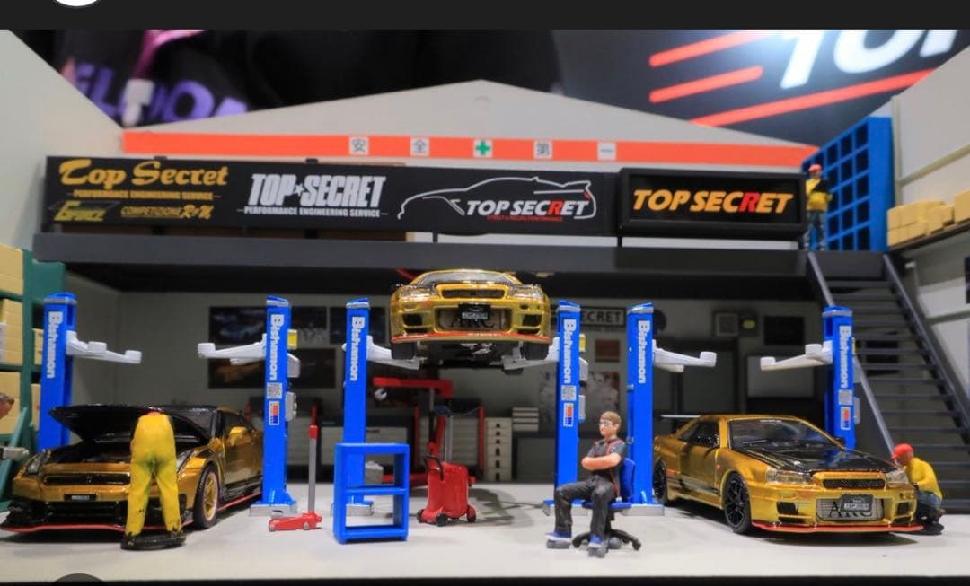 TOPSECRET ガレージジオラマ　東京オートサロン2026 mini gt