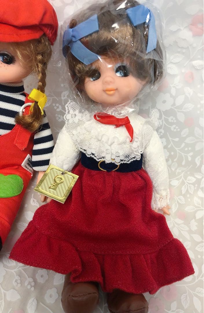 未使用品×2*:.。..。.:*オオイケ　昭和レトロ　ヴィンテージ　抱き人形