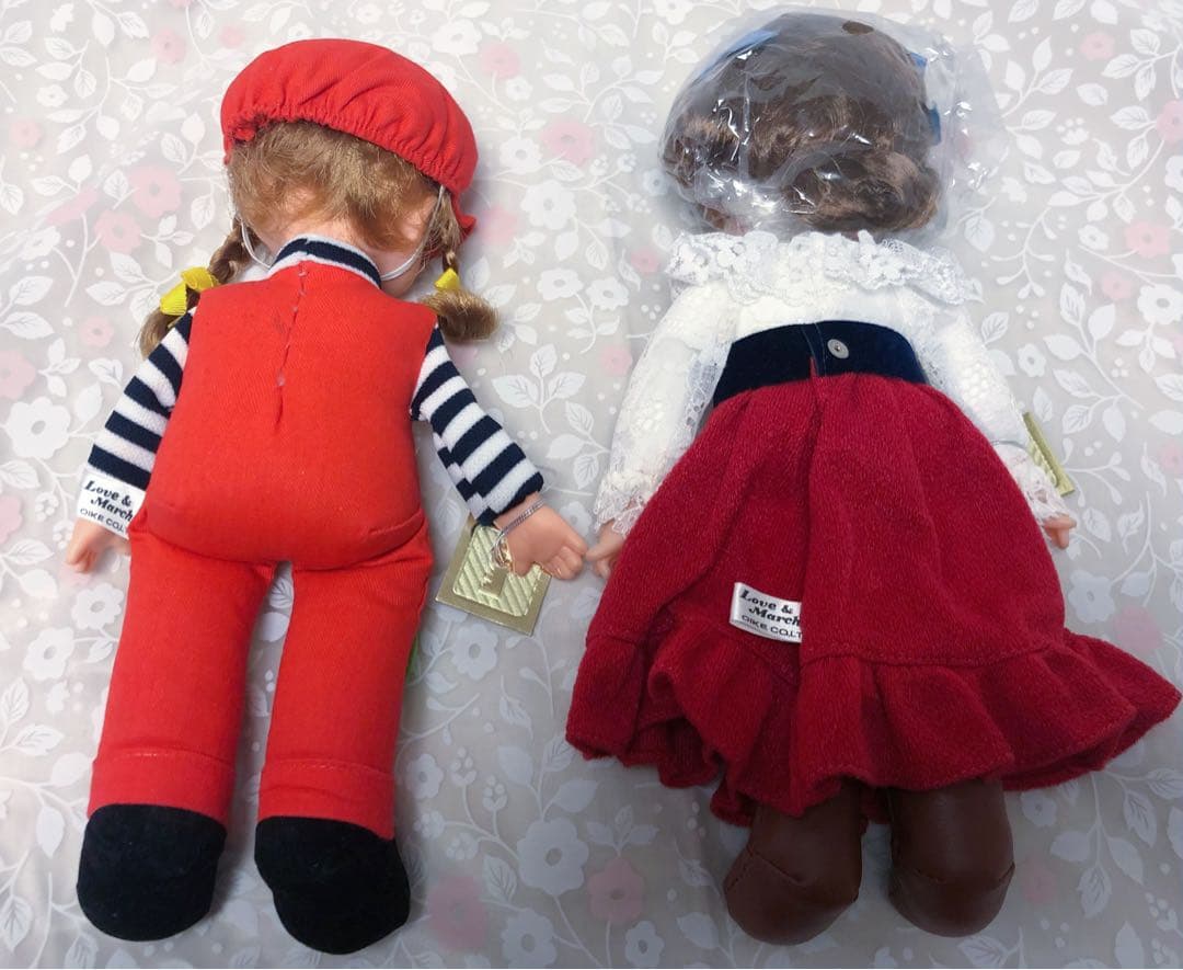 未使用品×2*:.。..。.:*オオイケ　昭和レトロ　ヴィンテージ　抱き人形