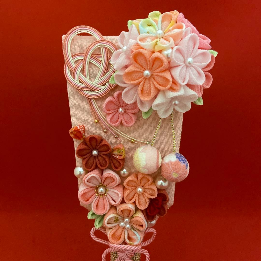 豆っちゃ様　確認用　羽子板　お正月飾り　つまみ細工　鞠　和玉　ちりめん