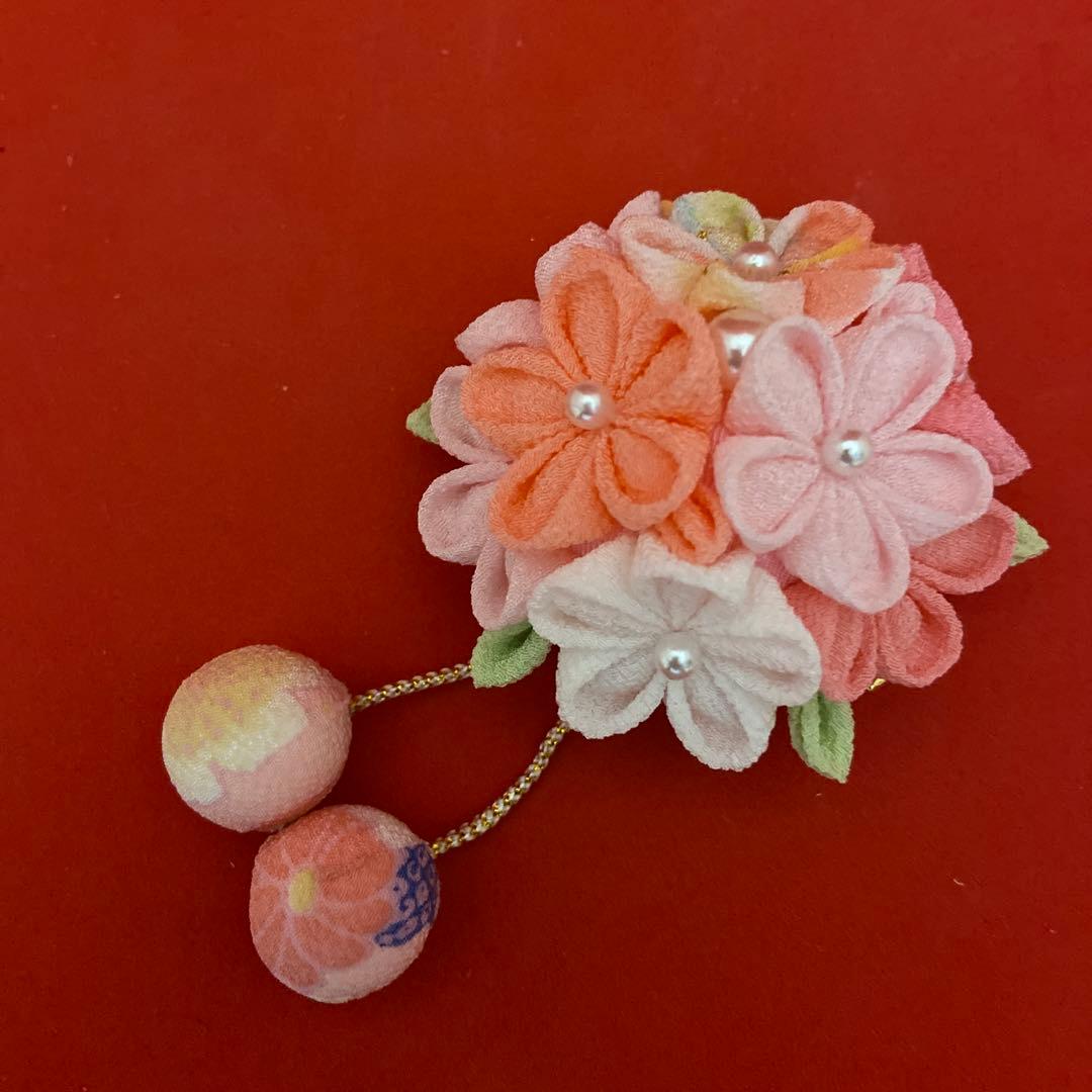 豆っちゃ様　確認用　羽子板　お正月飾り　つまみ細工　鞠　和玉　ちりめん