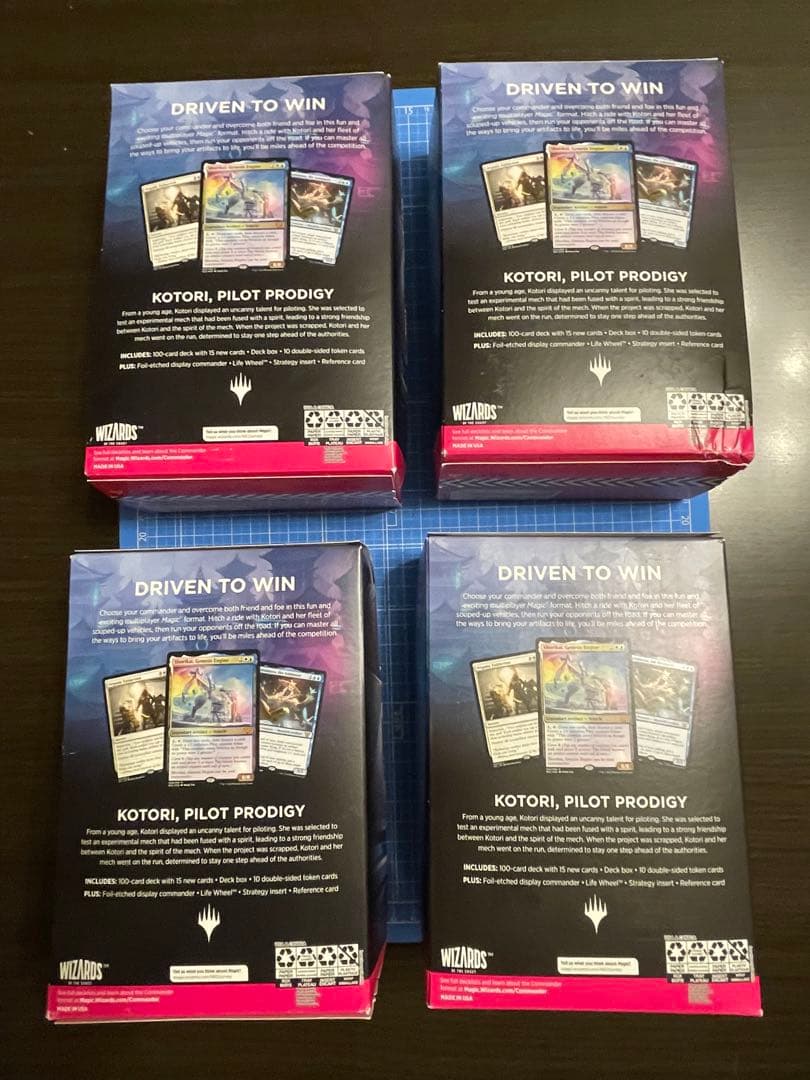 1セット　神河　統率者デッキ　準備を整えろ　河童の砲手　開闢機関 勝利械　英語版