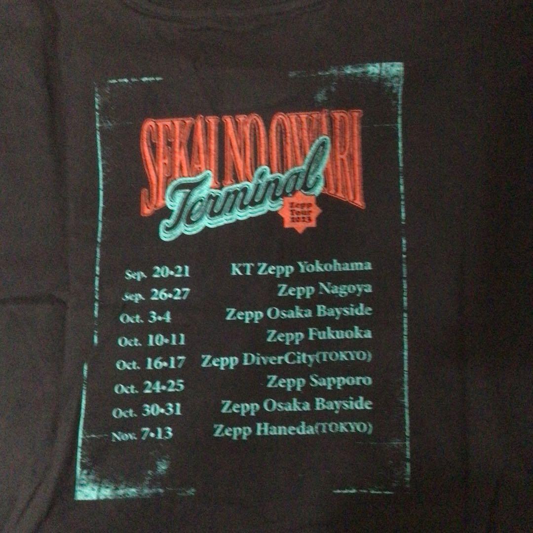 セカオワ TerminalツアーTシャツ　XLサイズ