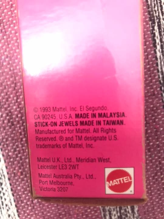 28年前NYで購入★★★未開封 バービー  Sun Jewel