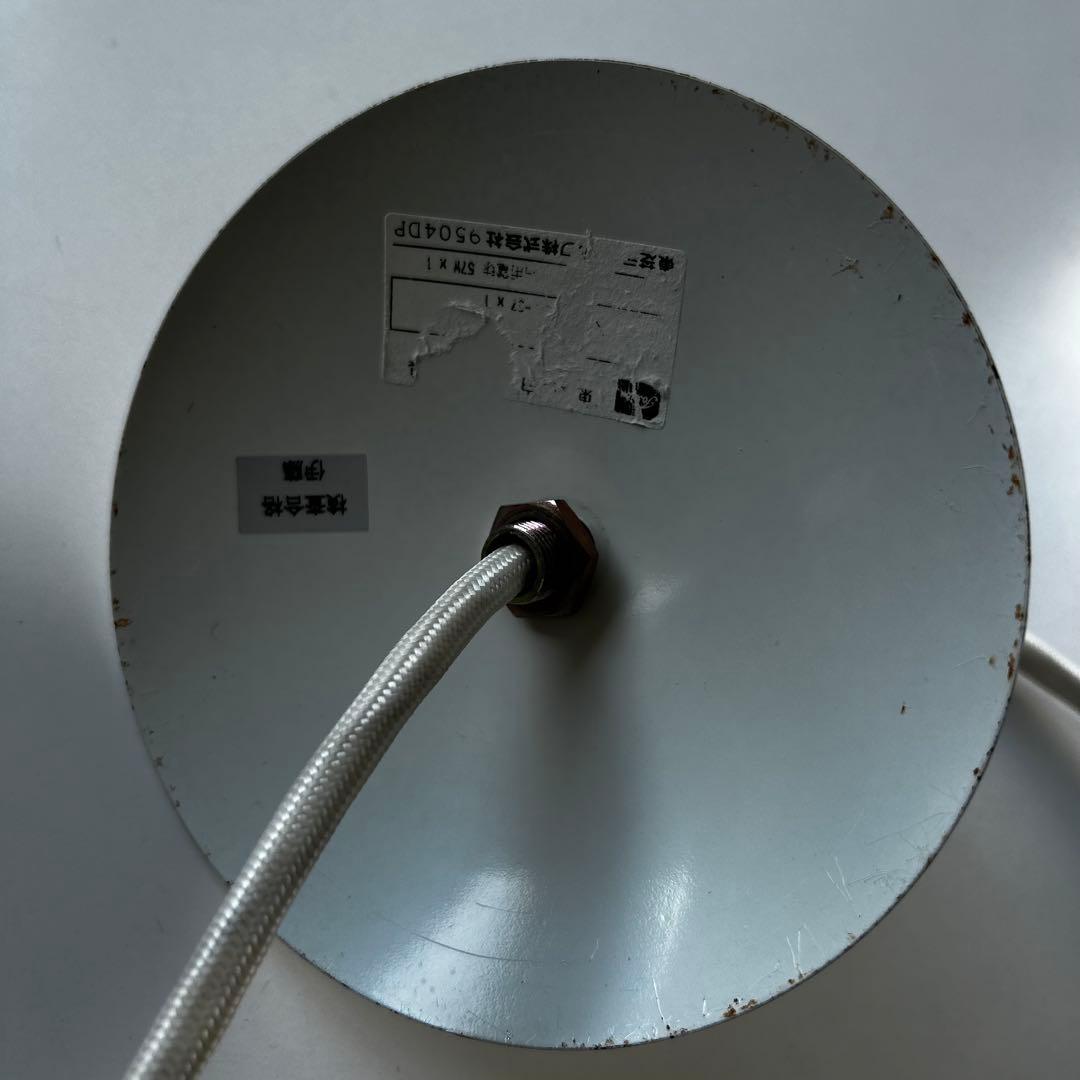 ヴィンテージ 乳白 ガラス ライト 球形 東芝 昭和レトロ ペンダントライト