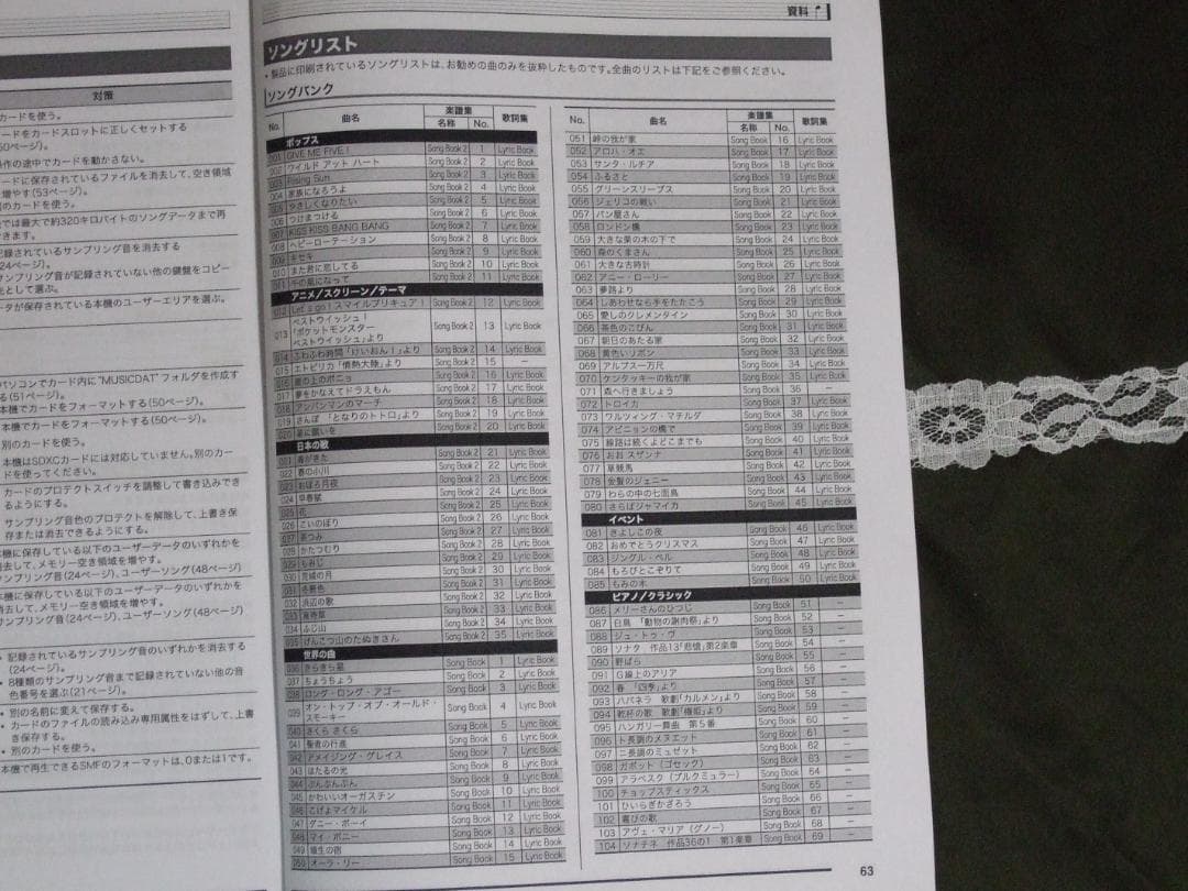 CASIO LK-215 電子ピアノ・キーボード 光ナビ 付属品多数　【送料込】