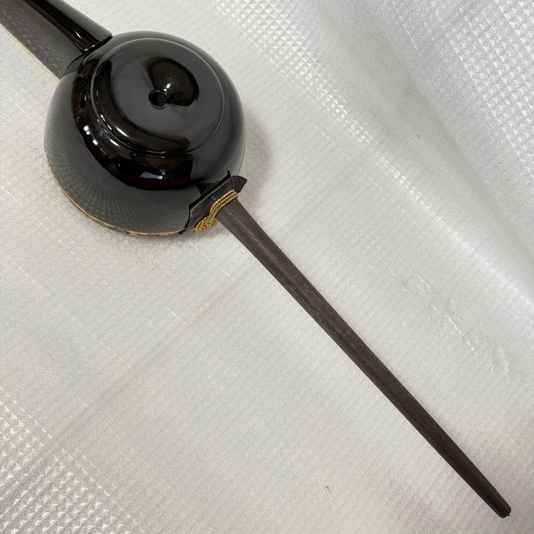 美品 琉球 胡弓 四弦 縞黒檀 本革 蛇皮　クーチョー 沖縄胡弓　擦弦楽器 蛇革