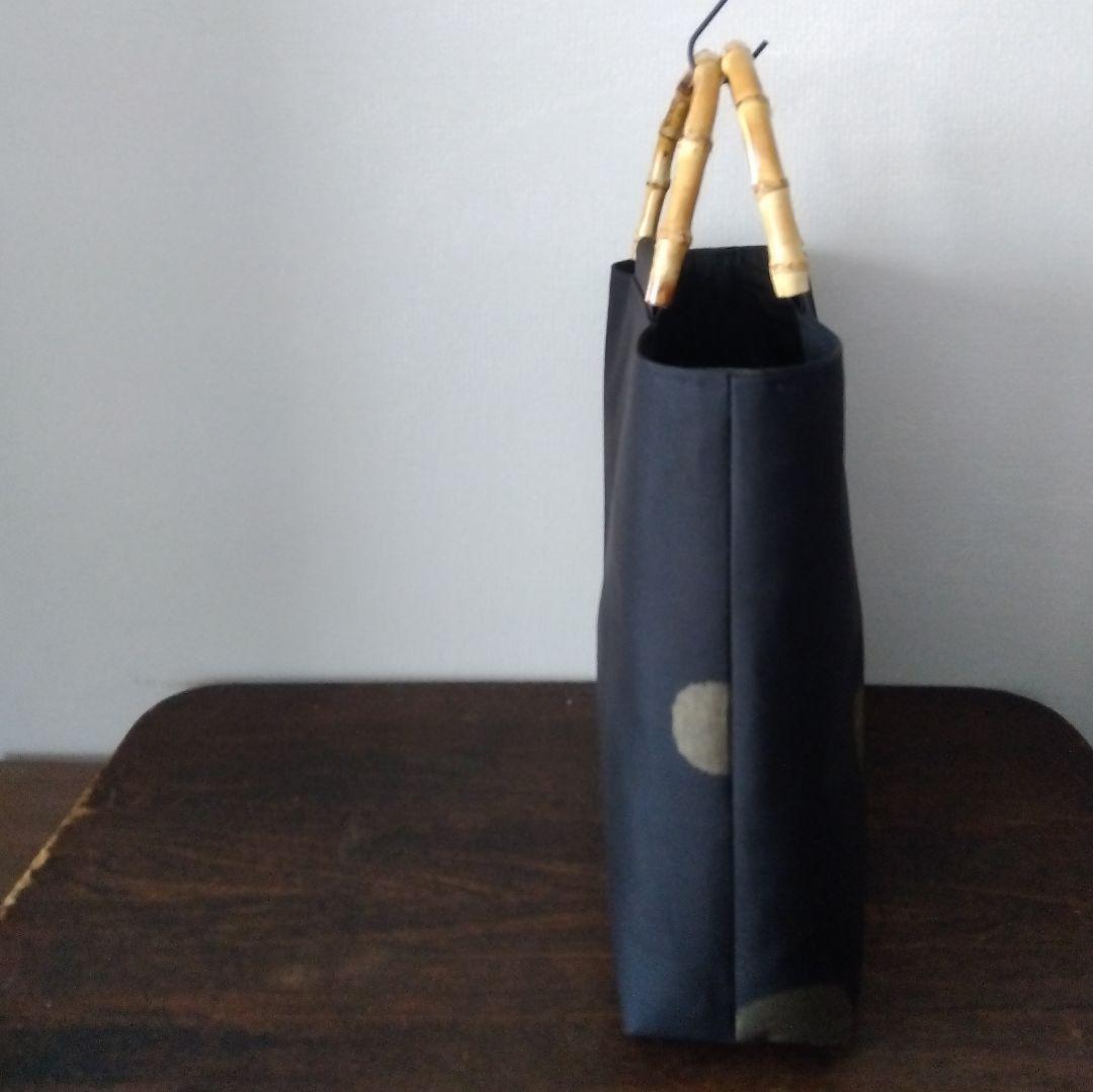 780 おでかけバック 大島紬 正絹 着物リメイク 大島紬