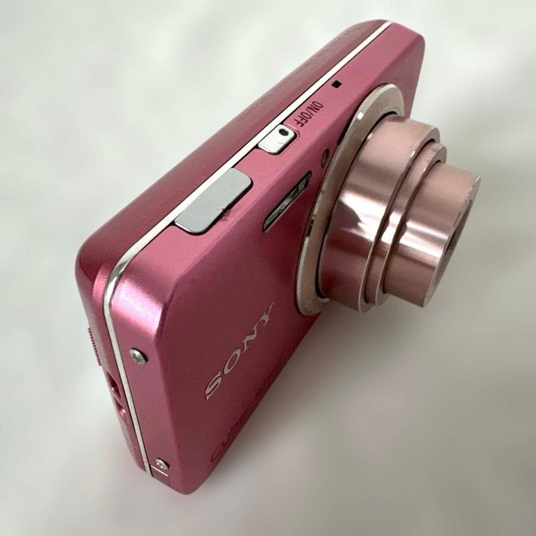SONY Cyber-Shot ピンク 16.1MPデジカメ　メモリーカード付き
