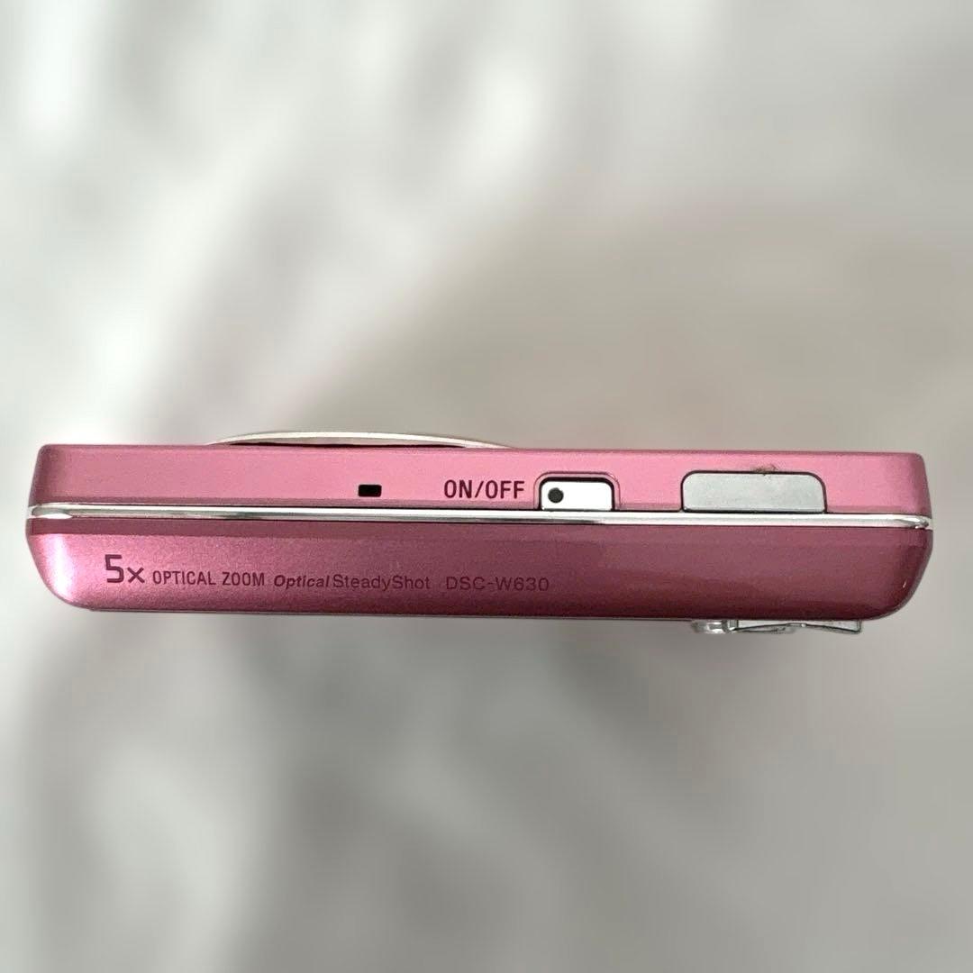 SONY Cyber-Shot ピンク 16.1MPデジカメ　メモリーカード付き