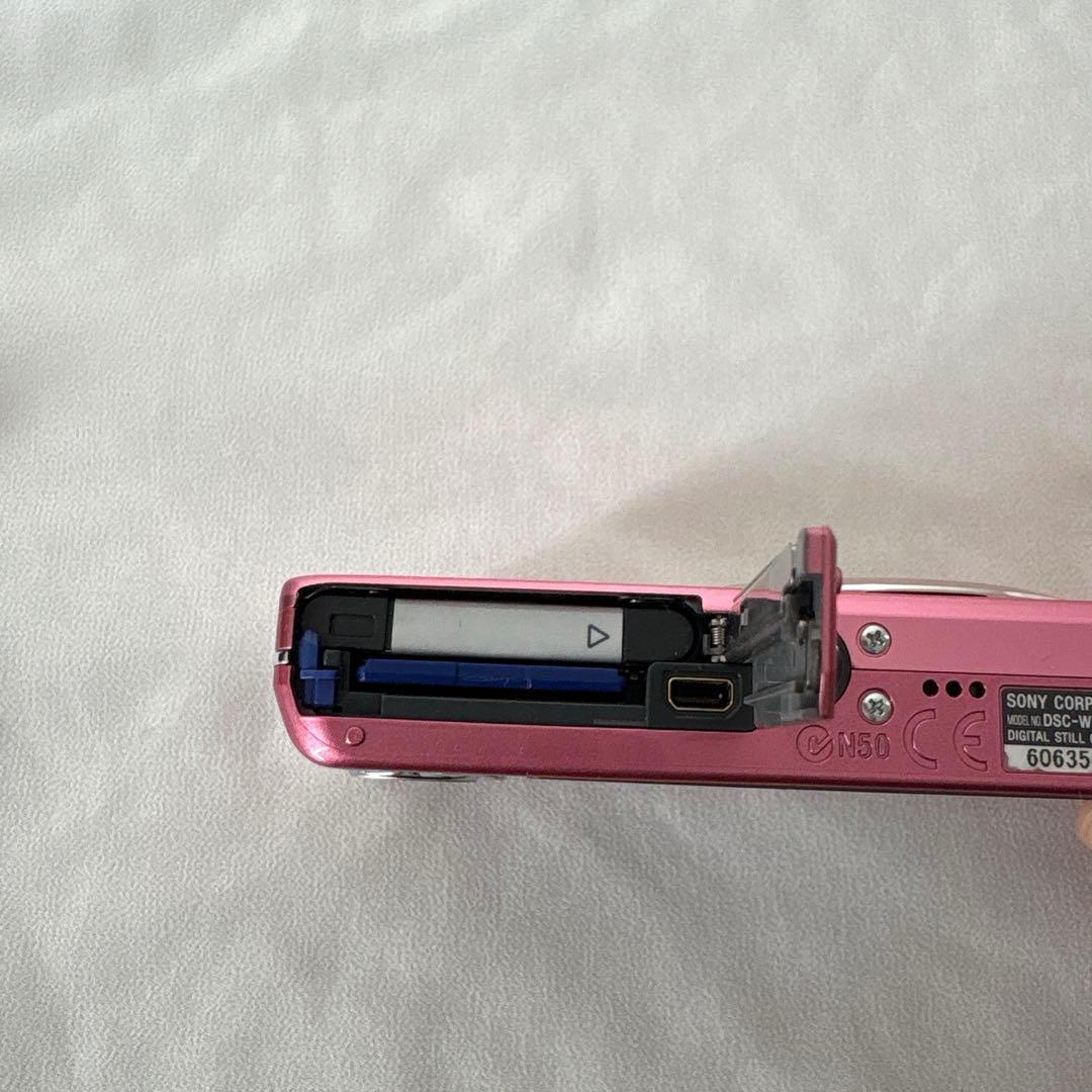 SONY Cyber-Shot ピンク 16.1MPデジカメ　メモリーカード付き