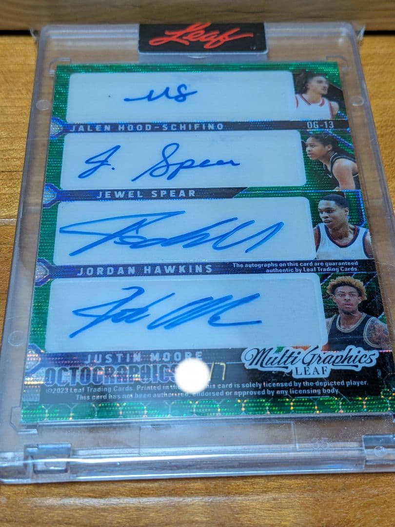 Jordan Hawkins 他 NBA auto 自筆サイン /7シリ