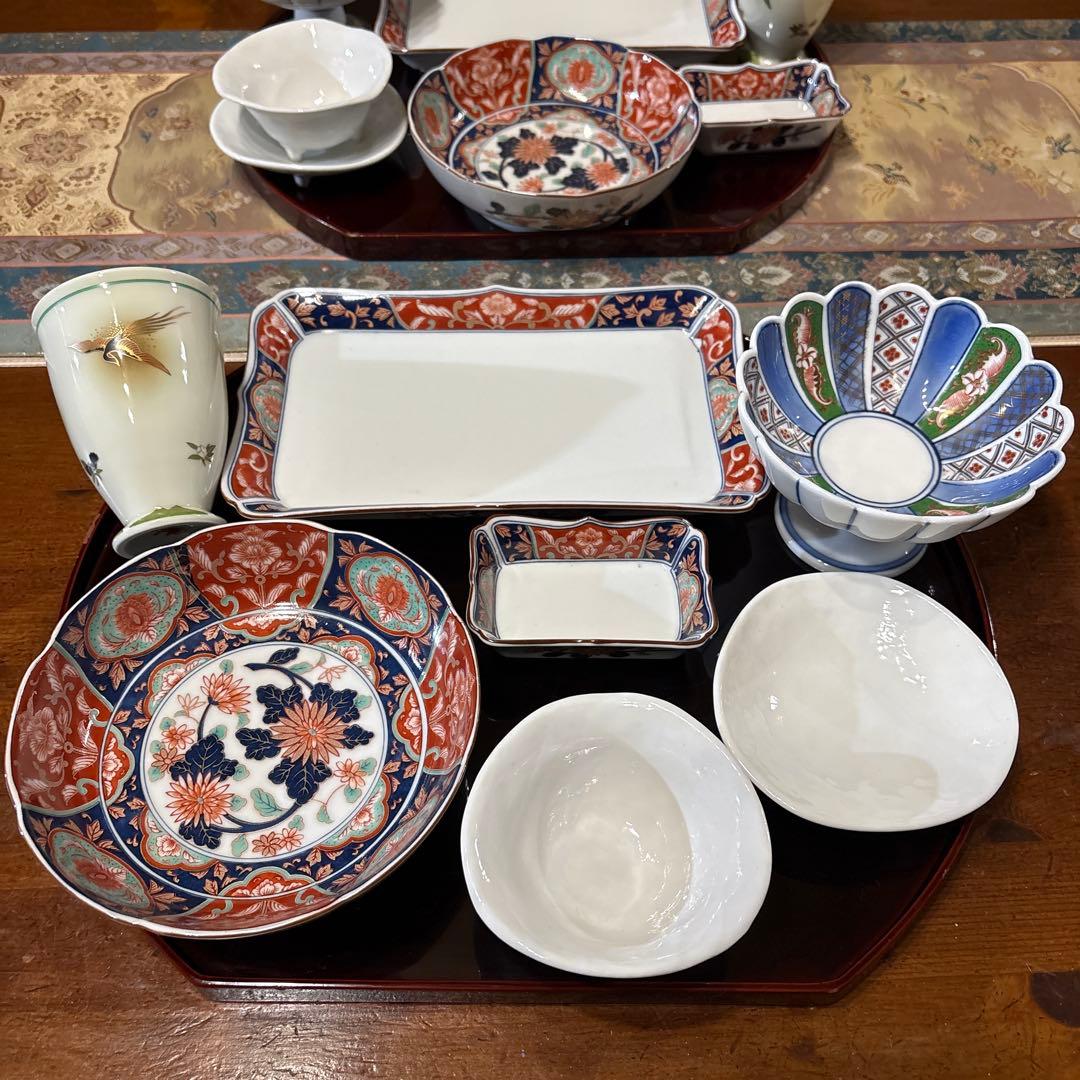 ご確認用＊特選古伊万里　お2人様お膳