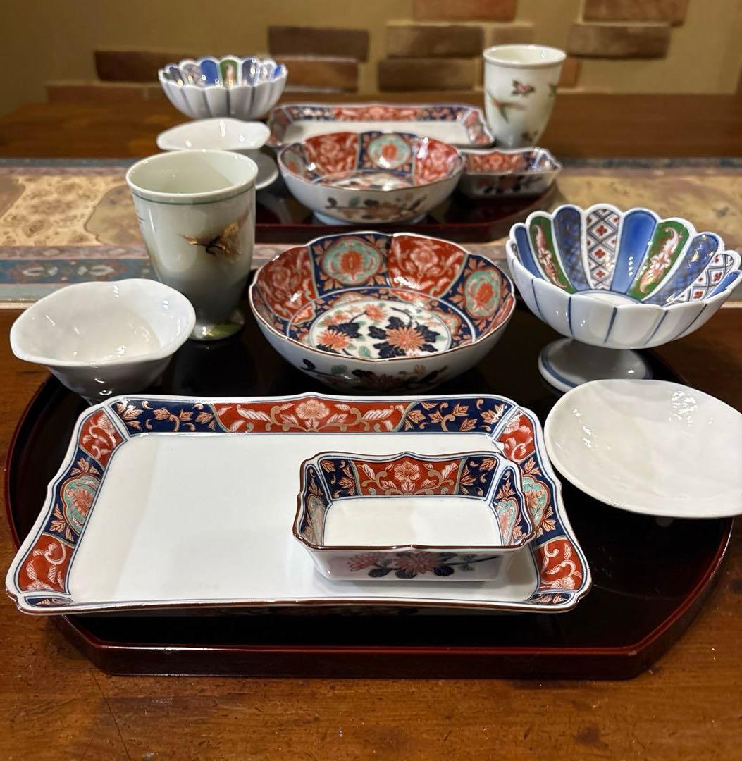 ご確認用＊特選古伊万里　お2人様お膳