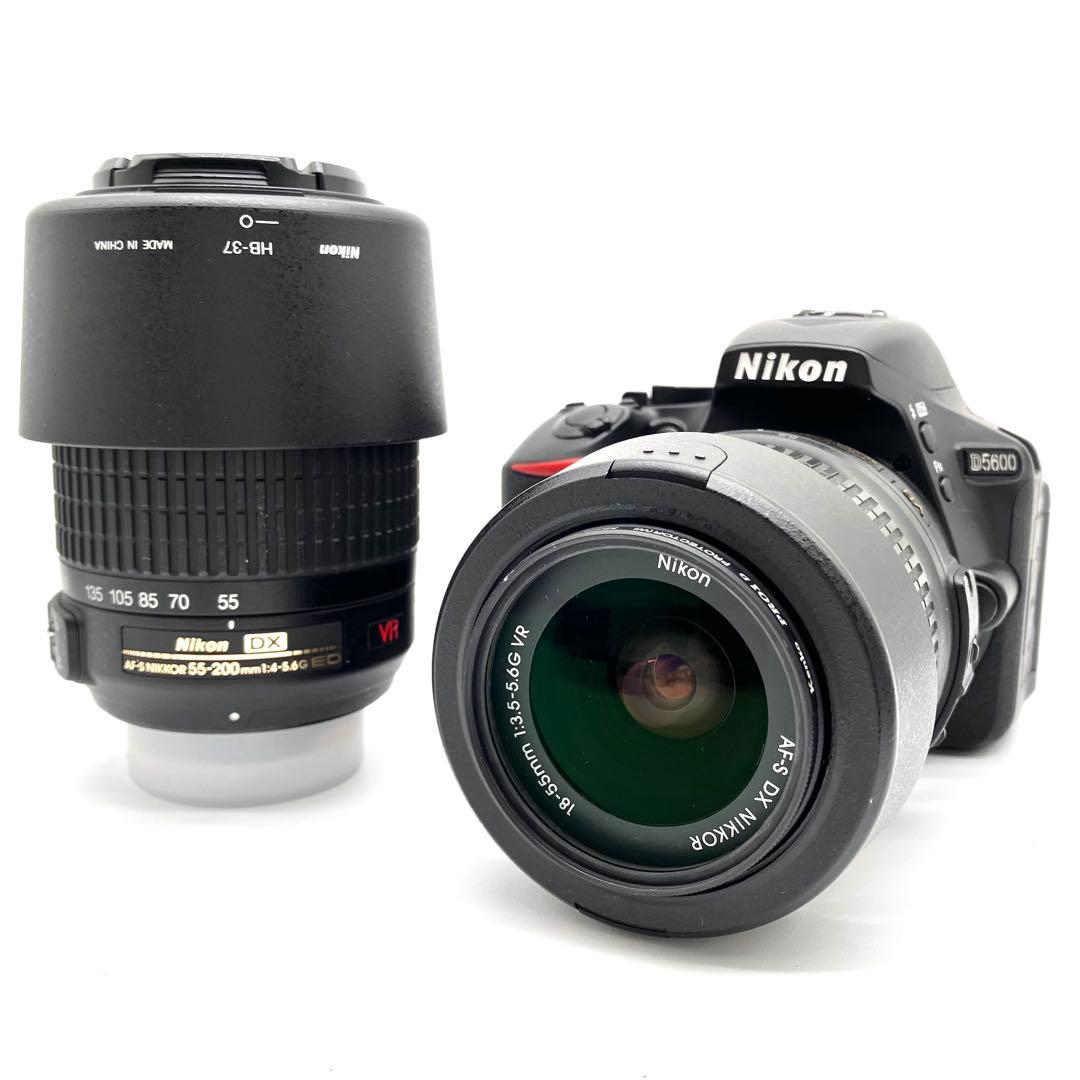 美品　Wi-Fi対応♪ Nikon D5600 望遠ダブルレンズセット
