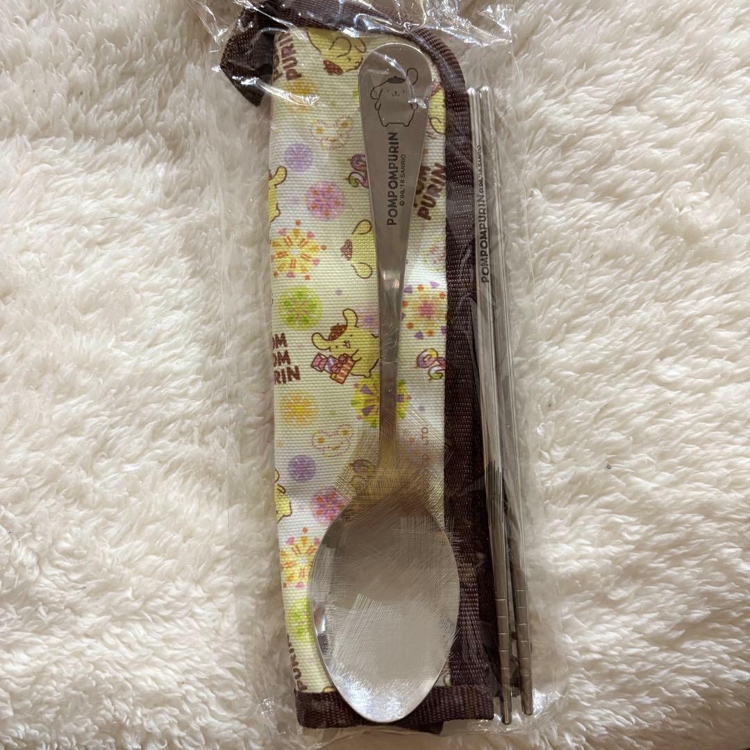 【新品】 台湾限定 プリンくん スプーン・箸・ケース