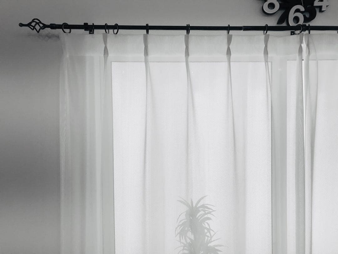 ケンちゃんママ　レースカーテン　プリマ　175㎝×199㎝ 2枚