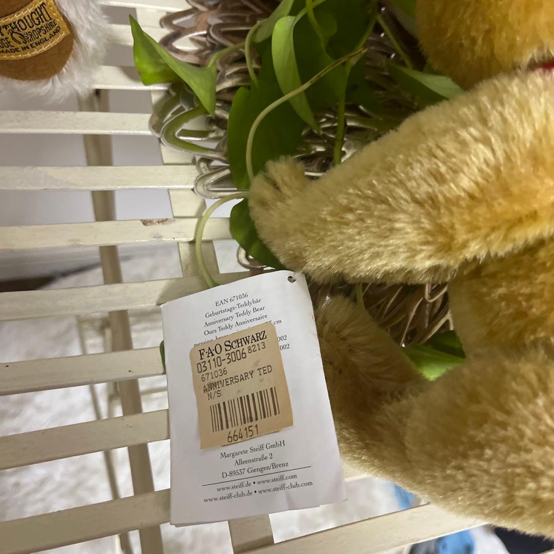 レア　シュタイフ(Steiff) テディベア 限定品 2002年  NO130