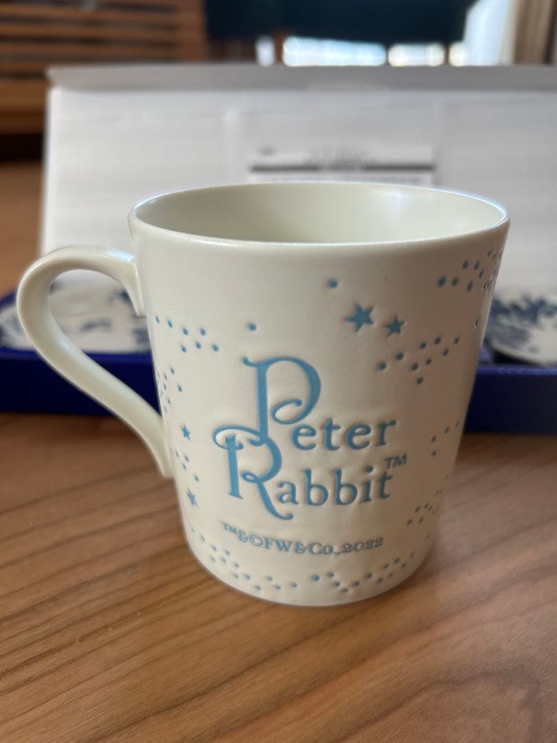 ピーターラビット 小皿、フォーク、ナイフ、マグカップ、タオルセット非売品