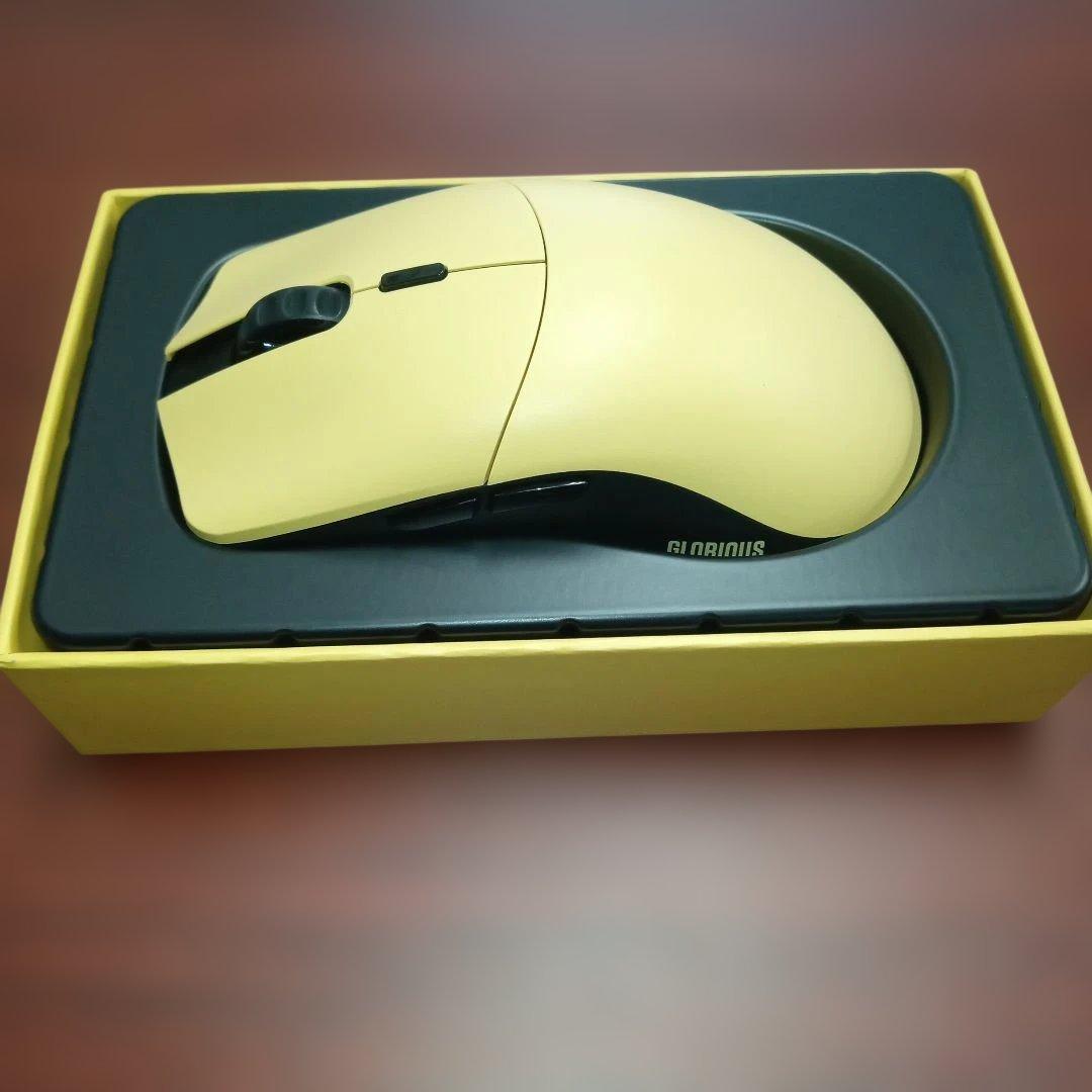 ⭐️ 【美品】GLORIOUS MODEL O PRO Wirelessイエロー