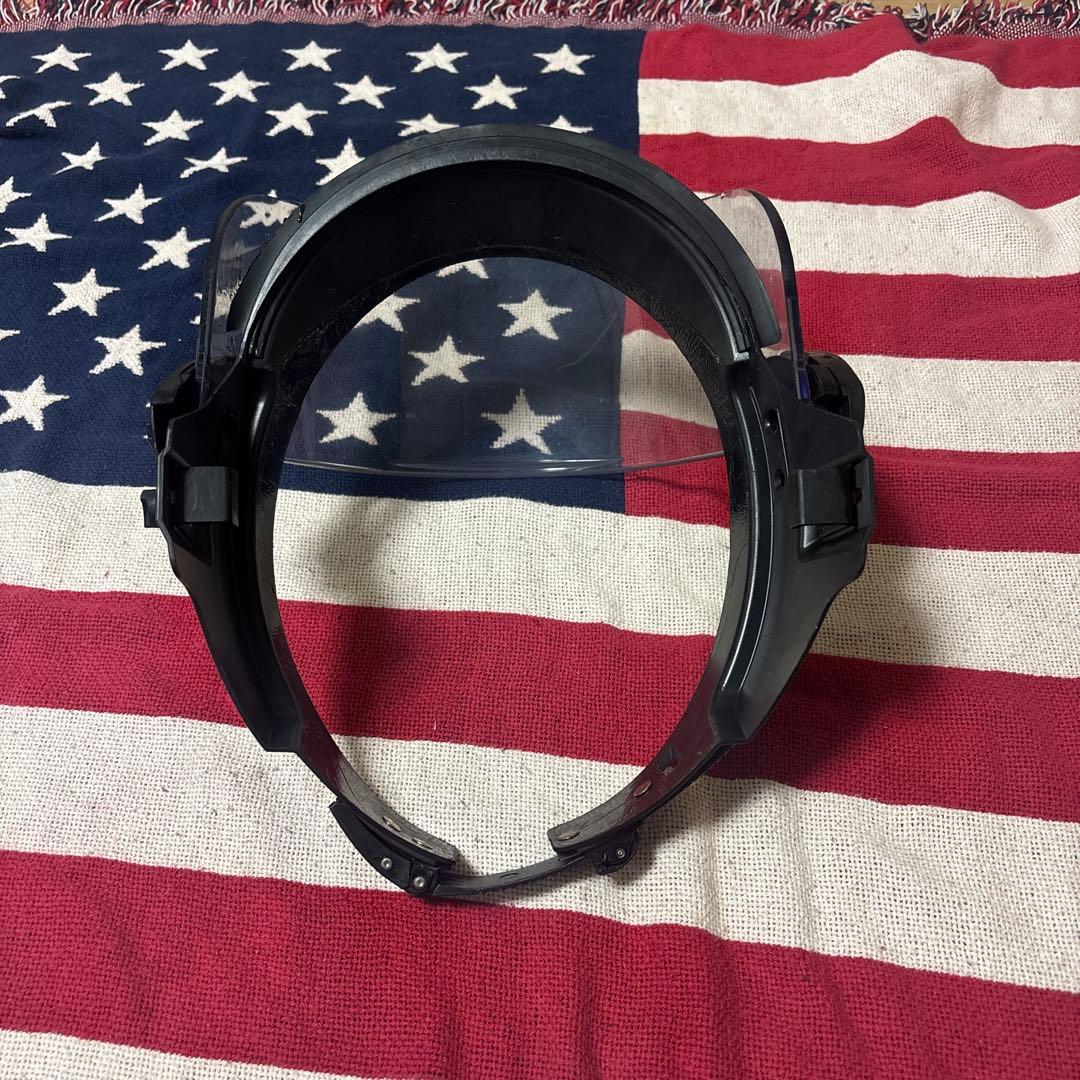 実物PAULSONフェイスシールド米警察装備CAGE CODE12858 B54