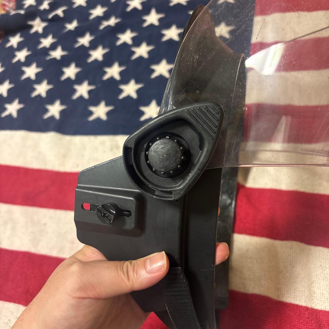 実物PAULSONフェイスシールド米警察装備CAGE CODE12858 B54