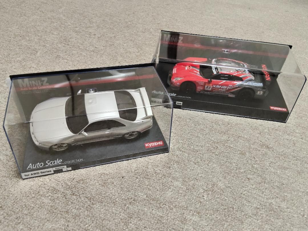 京商 MINI-Z 2台 XNAVI GT-R・GT-RV.spec(R33)