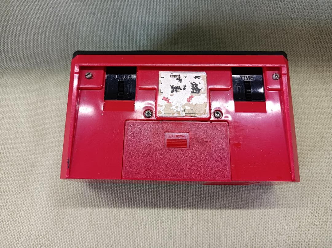 都《HPQXY》パタパタ時計　昭和レトロ　セイコー　SEIKO　赤