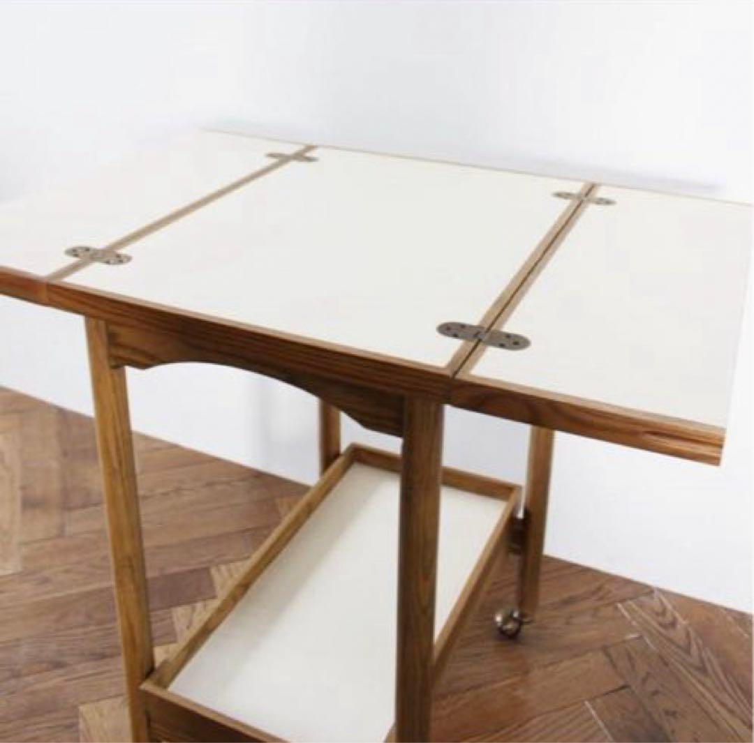 JOURNAL STANDARD キッチンワゴン 木製 2段