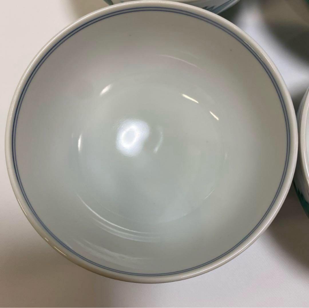 平安　京泉　清水焼 京焼 唐草 丼 どんぶり 小丼 6点セット　鉢　深鉢　丼