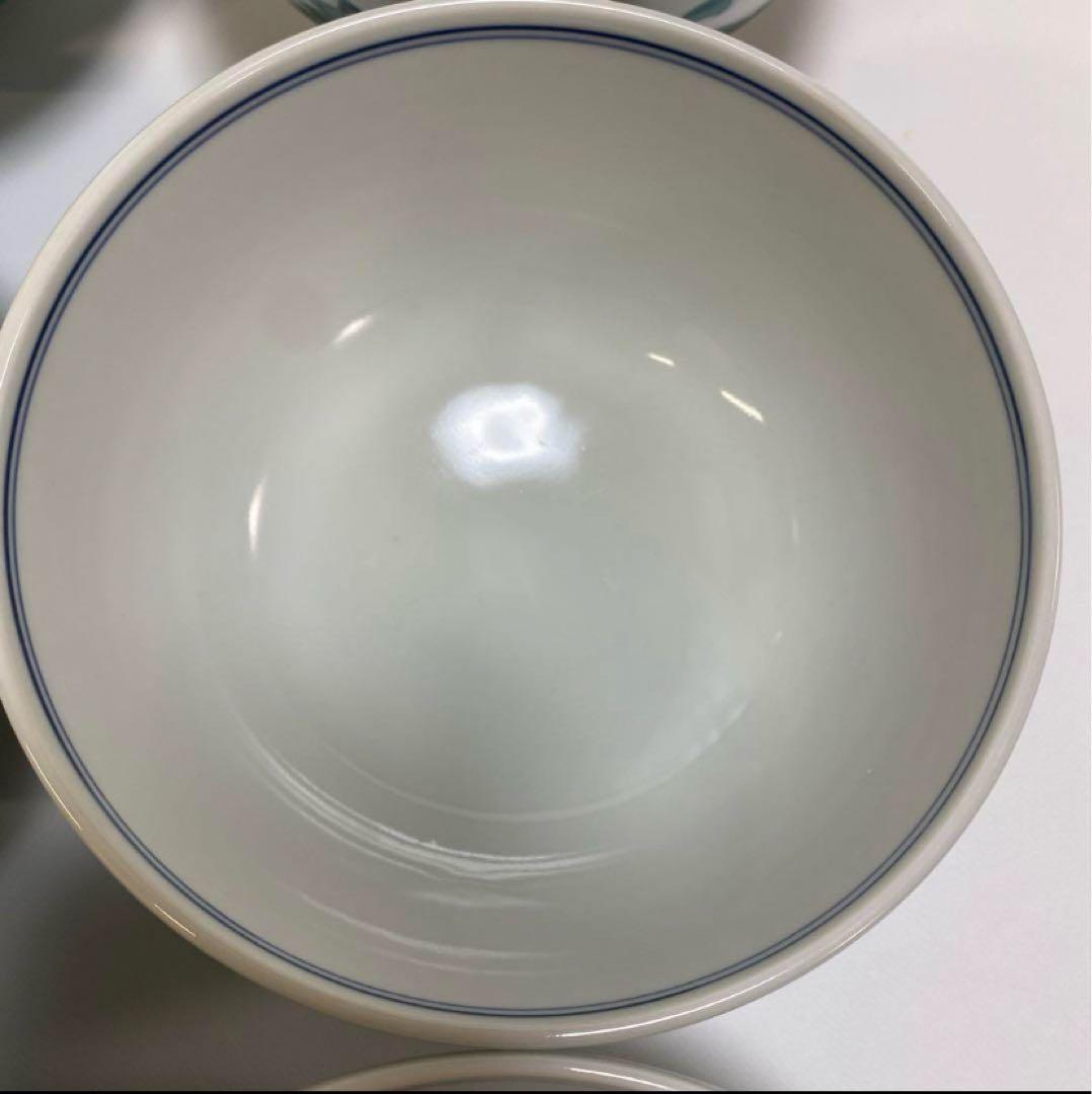 平安　京泉　清水焼 京焼 唐草 丼 どんぶり 小丼 6点セット　鉢　深鉢　丼