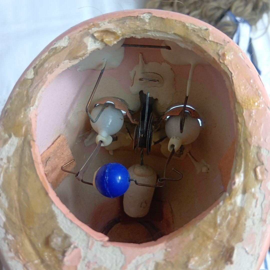 ♥秋の大特価Sale♥お目目が左右に動く可愛いアンティークコンポジションドール♥