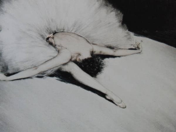 ルイ・イカール限定版・アールデコ、ダンサー、希少な額装用画集より