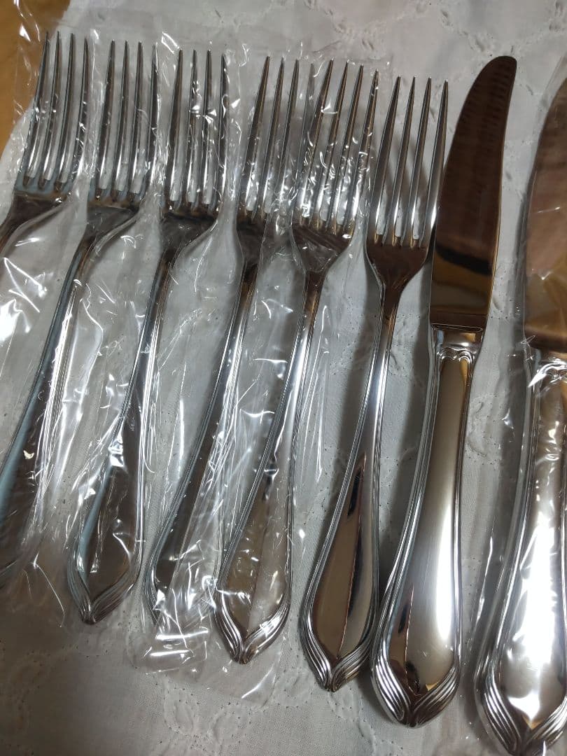 燕物産 TBCLデザートナイフ&フォーク 18ー12ステンレスカレント最終価格